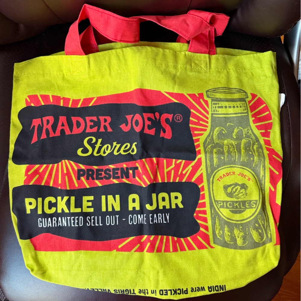Trader Joe's Pickle Tote Bag